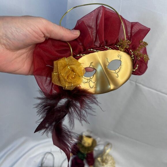 Christmas Holiday Cirque Du Soleil decor Christmas Tree Ornaments Lot of 8 - Picture 4 of 13